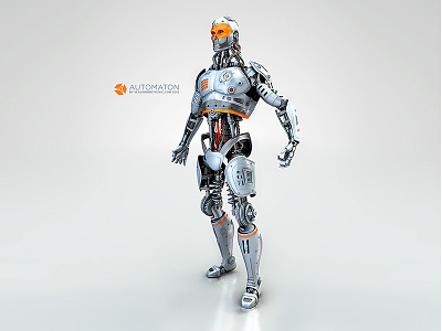 Automaton 0001 3d automaton biomechanical c4d cyborg maya robot zbrush