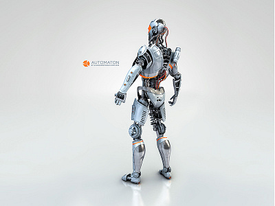 Automaton 0002 3d automaton biomechanical c4d cyborg maya robot zbrush