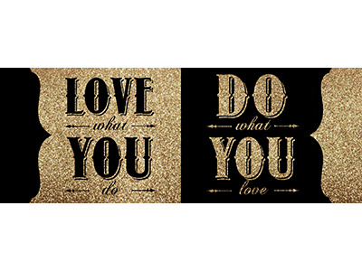 Love What You Do, Do What You Love facebook cover glitter graphic design typography