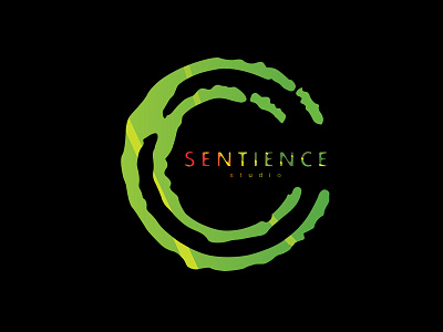 Sentience studio logo agency coffee colorful green logo music sentience studio video