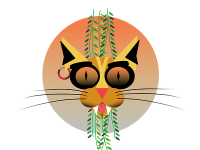 The brazilian street cat cat figma illustration logo