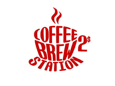 Clare's Coffee Brew Station brew cafe coffee design logo mark