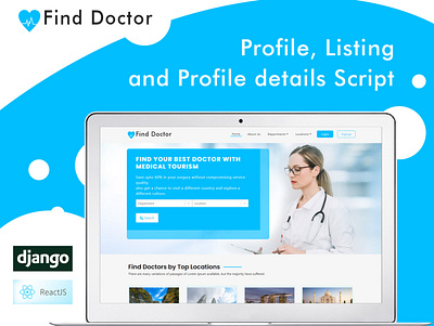 Find Doctor - Web Application app development company doctor app web web app webdesign