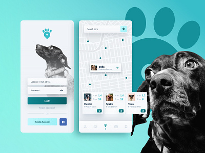 APP for Dogs Walkers