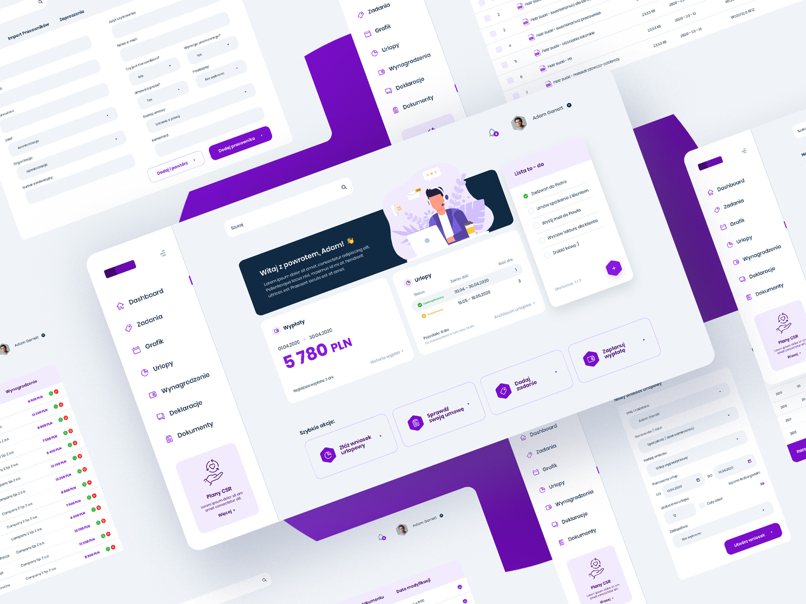 General Dashboard by Marek Talbierz on Dribbble