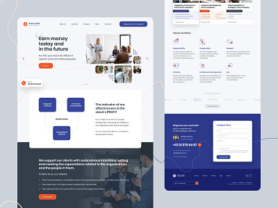 Brain Storm Financial Consulting consult consulting contact design earning figma finance financial form home money support ui ux uxui website xd design