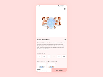 Product Page - Auto swiping images dribbble figma interaction design mobile mobile app product design ui ui design ux ux design