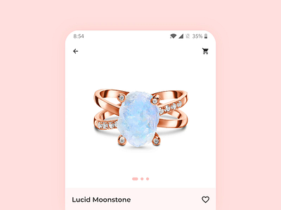 Product Image Carousel - 3 dots animation dribbble figma interaction design mobile mobile app product design ui ui design ux ux design