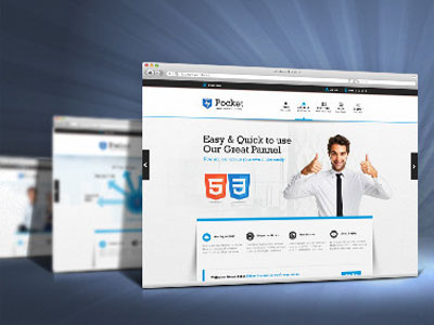 Pocket Responsive Wordpress Theme clean corporate design modern premium template theme themeforest web wordpress