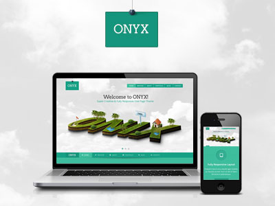 Onyx - Creative One Page Theme business clean corporate creative design one page portfolio psd