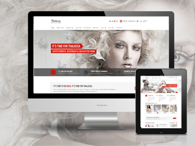 Thalassa - Multipurpose PSD Theme clean corporate design ecommerce portfolio premium psd shop template theme