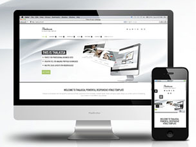 Thalassa Extensive HTML5 Template business clean creative css3 design html5 professional responsive template web