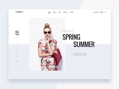 Versus Home Exploration design ecommerce shop shop ux ux