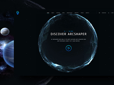 The ArcShapeR animation design development fantasy sci fi strategy ux