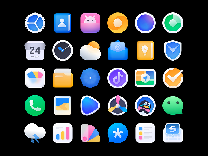 ColorOS Theme Icons by NIKO on Dribbble