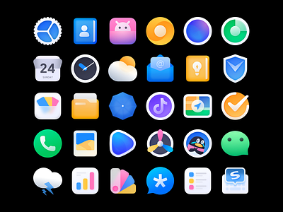 ColorOS Theme Icons android icons system ui