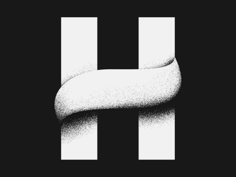 H typeart typography type art vector illustrator design designer letter handletterin lettering