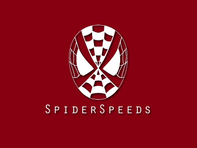 Spiderspeeds creative flat design unique