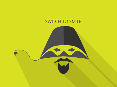 Switch to Smile creative flat logo