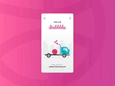 Hello Dribbblers! agency app company design design app designs dribbble dribbble best shot dribbble invite drink illustrator invite design ui ux vector web website