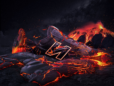 New Balance lava