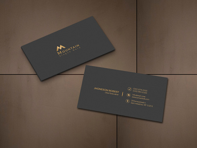 Executive Business Card advise black business business card card classic classy counsel creative design elegant firm gold law lawyer legal metallic office professional psd