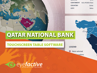 Qatar National Bank Touchscreen Table Software case study digital displays digital exhibition digital table digital touch experience technology interactive experience kiosk software multitouch multitouch systems multiuser pos software pos tech retail software retail tech retail technology smart retail touch touch software touchscreen apps