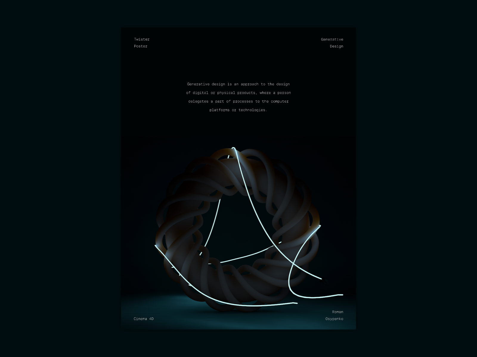 Twister Poster by Roman Osypenko on Dribbble