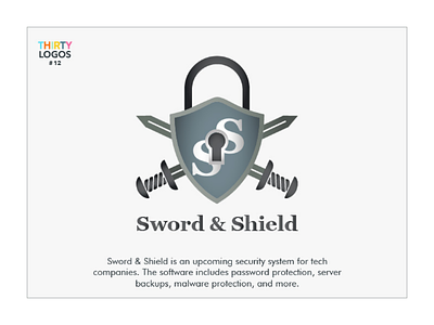 Sword & Shield - thirty logos challenge app graphics graphicsdesign logo logodesign logoinspiration logopassion security sword swordandshield