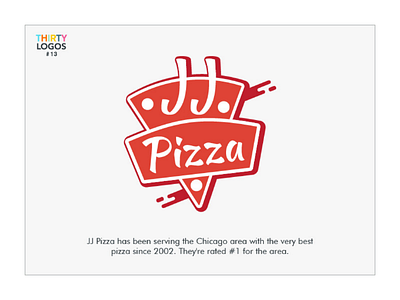 JJ Pizza. Thirty logos challenge graphics jj pizza logodesign logoinspiration logopassion logos pizza thirtylogochallenge thirtylogos