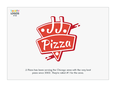 JJ Pizza. Thirty logos challenge