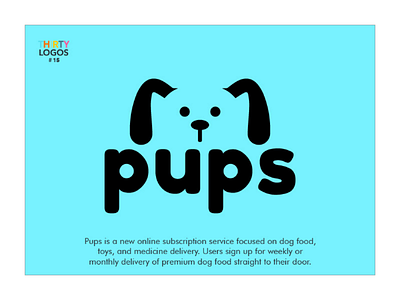 Pups - thirty logos design.