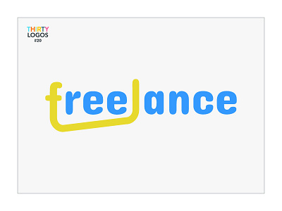 #Thirtylogos challenge Day 20 - Freelance freelance freelancer graphicdesign graphicdesigner logo logodesign logodesigner logos thirtylogos thirtylogoschallenge typography