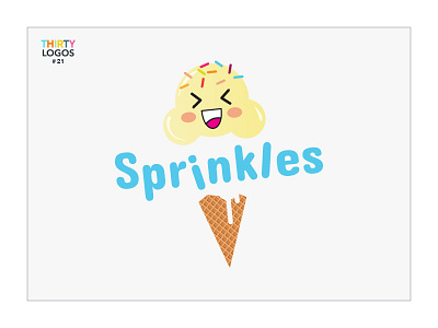 #Thirtylogos challenge Day 21 - Sprinkles graphicdesign graphicdesigner ice cream logo logodesign logodesigner logopassion logos sprinkles thirtylogos thirtylogoschallenge