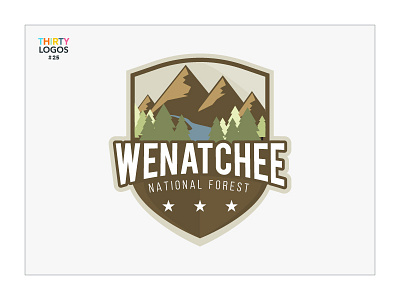 #Thirtylogos challenge Day 25 - Wenatchee