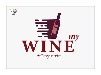 #Thirtylogos challenge Day 26 - My Wine delivery graphicdesign graphicdesigner logodesign logodesigner logoinspiration logopassion logos mywine thirtylogos thirtylogoschallenge wine