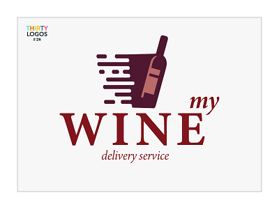 #Thirtylogos challenge Day 26 - My Wine