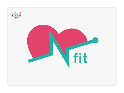 #Thirtylogos challenge Day 27 - Nfit fit fitness app graphicdesign logo logodesign logodesigner logoinspiration logopassion logos nfit thirtylogos thirtylogoschallenge