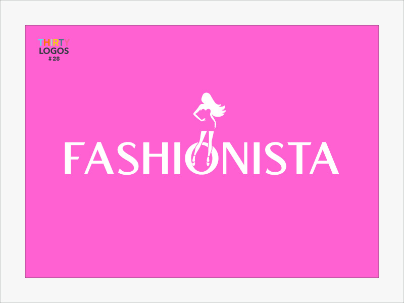 #Thirtylogos challenge Day 28 - Fashionista by Carlos Nunes on Dribbble