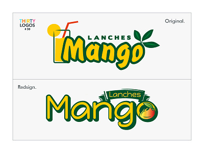 #Thirtylogos challenge Day 30 - Mango