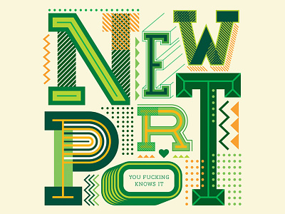 Newport Slab Serif custom type hand drawn type illustration newport the port typography wales
