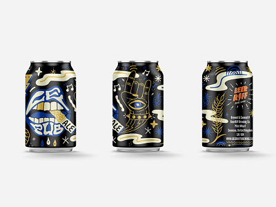 Le Pub Ale ale beer beer art beer can custom type design graphic design hand drawn type hand lettering hops illustration le pub ale lettering rock vegan women in illustration