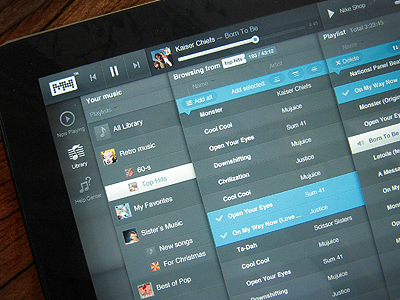 iPad player app ios ipad music player