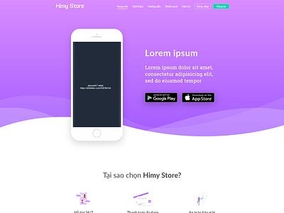 Landing Page Himy Store