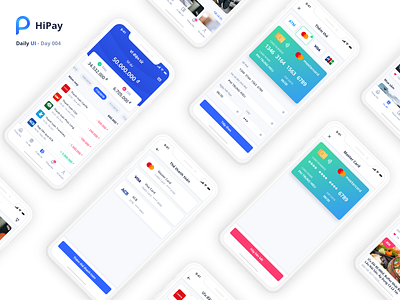 Payment Wallet - HiPay Mobile App 004 app design ui ux