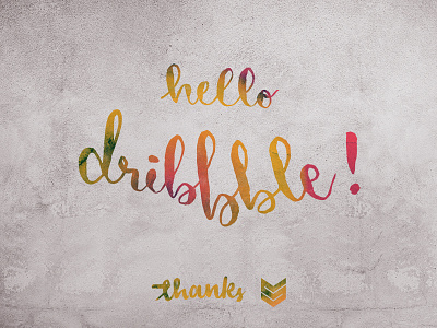 Hello Dribbble!