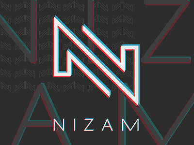 NIZAM DJ Logo Design and Branding branding dj logo logo design minimal logo design modern music logo sophisticated logo