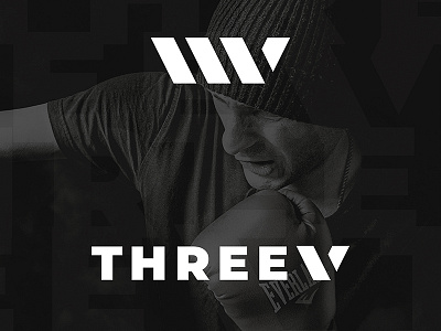 THREEV Sports & Active Wear Brand Logo Design CONCEPT