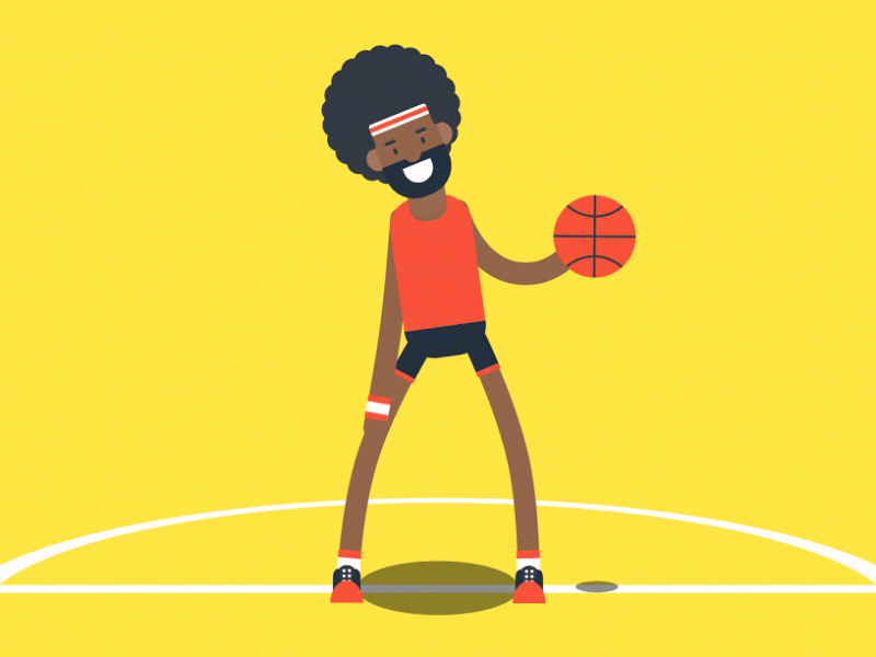 Basket animation character