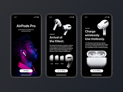 Airpods Mobile App Design airpods apple design mobile app design ui